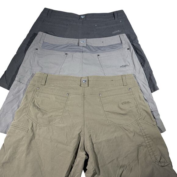 KUHL Men’s Shorts Lot 3 Pair Size 40 Radikl Khaki Gray Dark Gray Outdoor Hiking - Picture 5 of 15